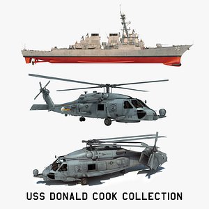 2 uss donald cook 3D model