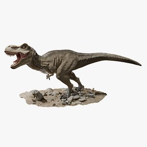 Tyrannosaurus rigged 3D model