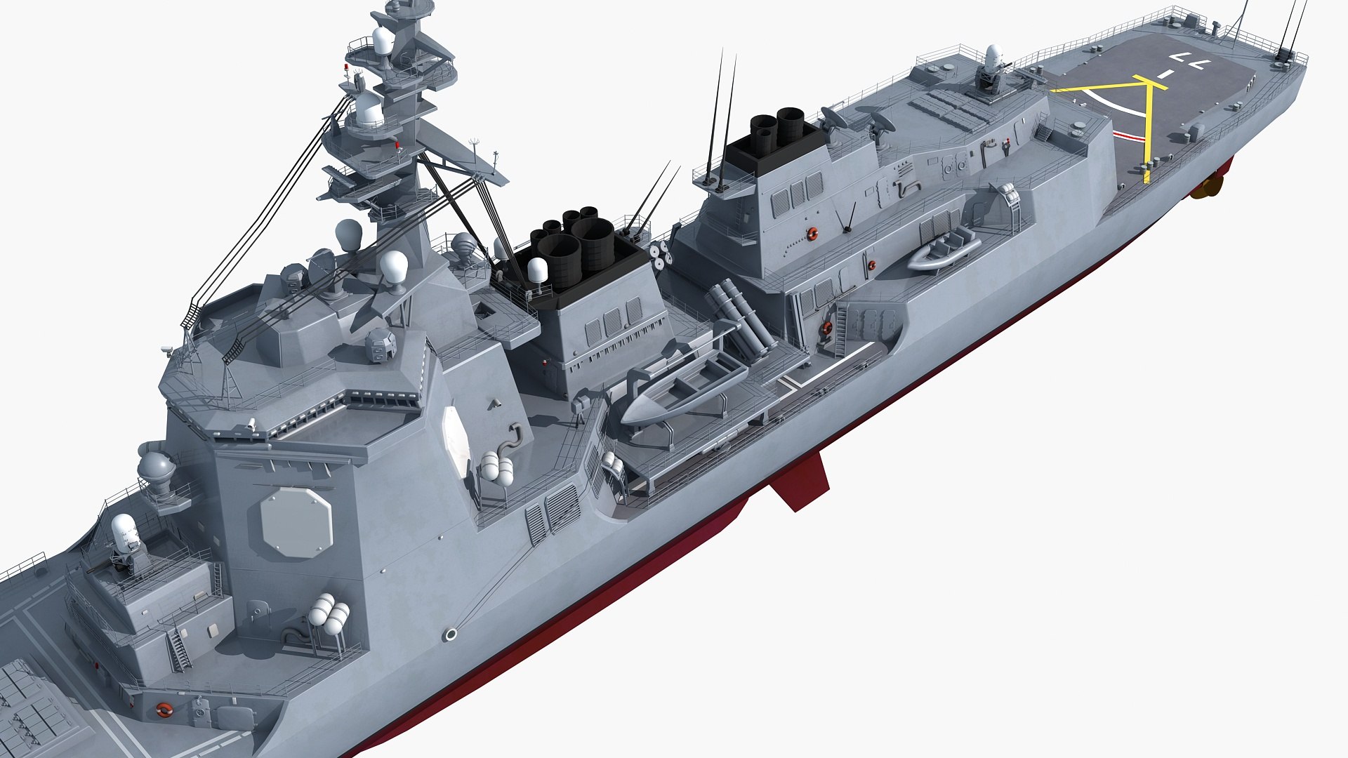 3D Model Aida Class Destroyer Aida - TurboSquid 1925290