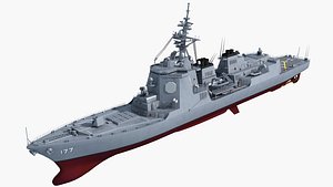 3D model Aida class destroyer Aida