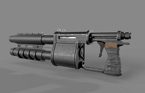 Shotgun meat grinder 3D