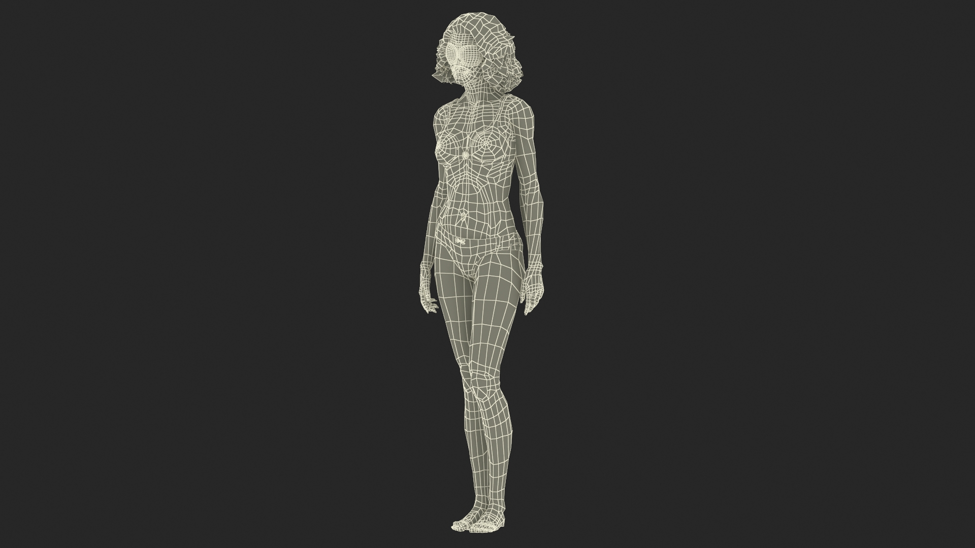 3D Model Woman With Sleep Mask Blue - TurboSquid 2095331