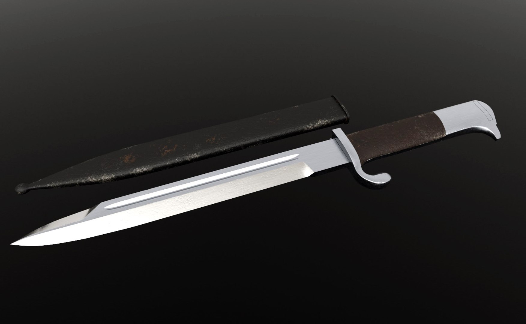 Shark knife 3D Model 3D model