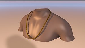 3D necklace chain