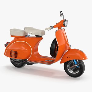 Vintage Scooter Orange