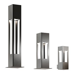 3D Set of lanterns model