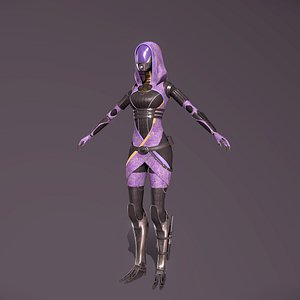 Tali Zorah nar Rayya 3D model