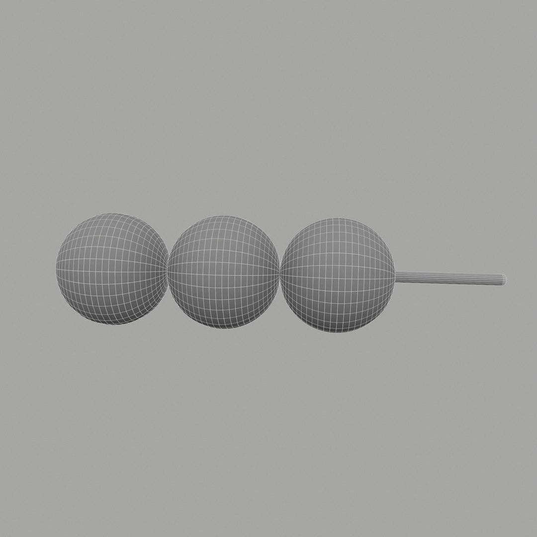 3D Dango Japanese Food - TurboSquid 1939469