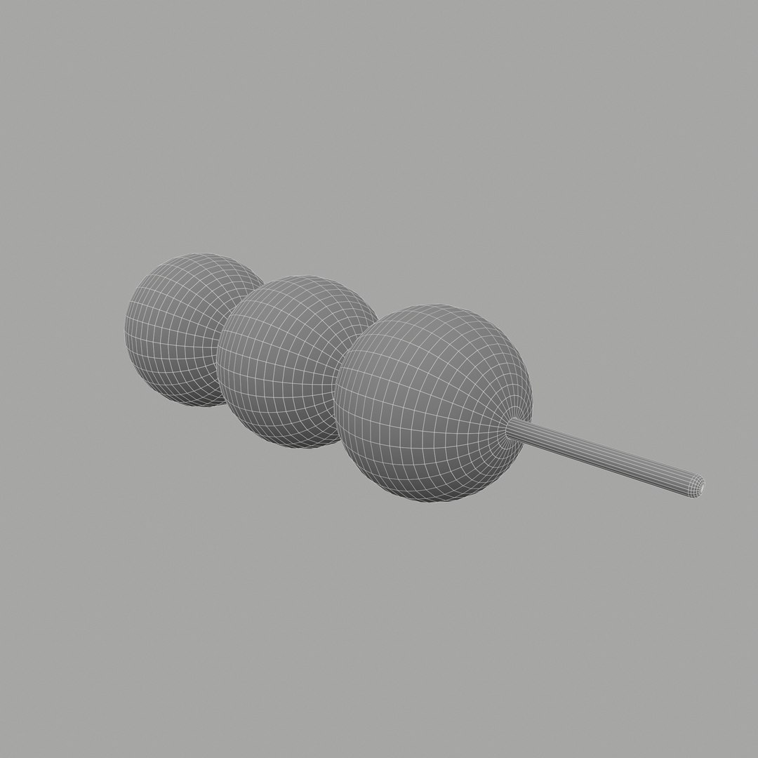 3D Dango Japanese Food - TurboSquid 1939469