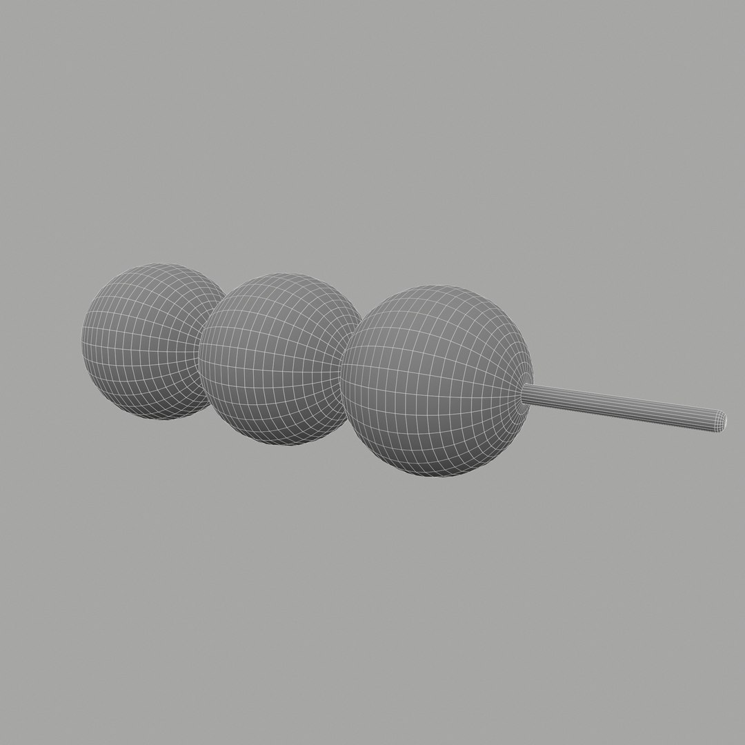 3D Dango Japanese Food - TurboSquid 1939469