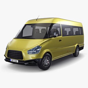 3D Generic Passenger Van M 1