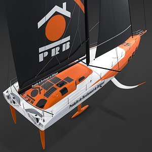Holcim-PRB IMOCA Ocean Race 3D 3D model
