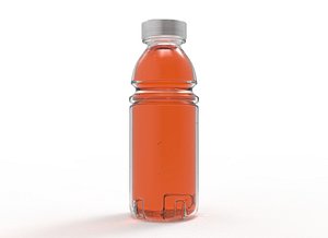 3D Orange bottle
