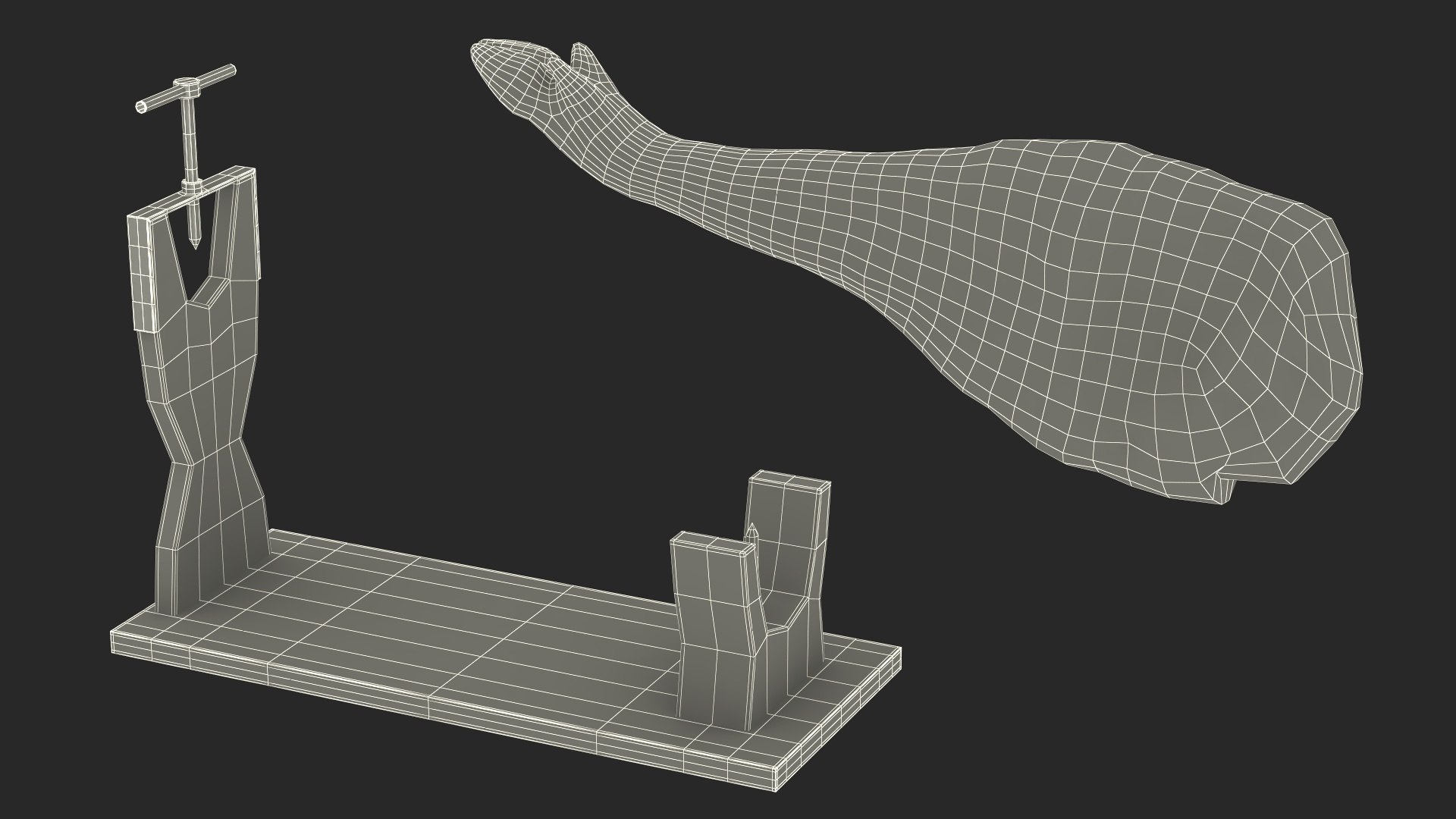 3D model Ham Leg on Wooden Carving Stand https://p.turbosquid.com/ts-thumb/3h/Kr7GY0/fQ/ham_leg_on_wooden_carving_stand_017/jpg/1750926884/1920x1080/fit_q87/17f6b34a55cb07ee227af89e73fe3dc404666277/ham_leg_on_wooden_carving_stand_017.jpg