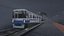 giappone treno fukuoka metropolitana 1000 Modello 3D a basso numero di poligoni