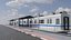 giappone treno fukuoka metropolitana 1000 Modello 3D a basso numero di poligoni