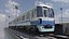giappone treno fukuoka metropolitana 1000 Modello 3D a basso numero di poligoni