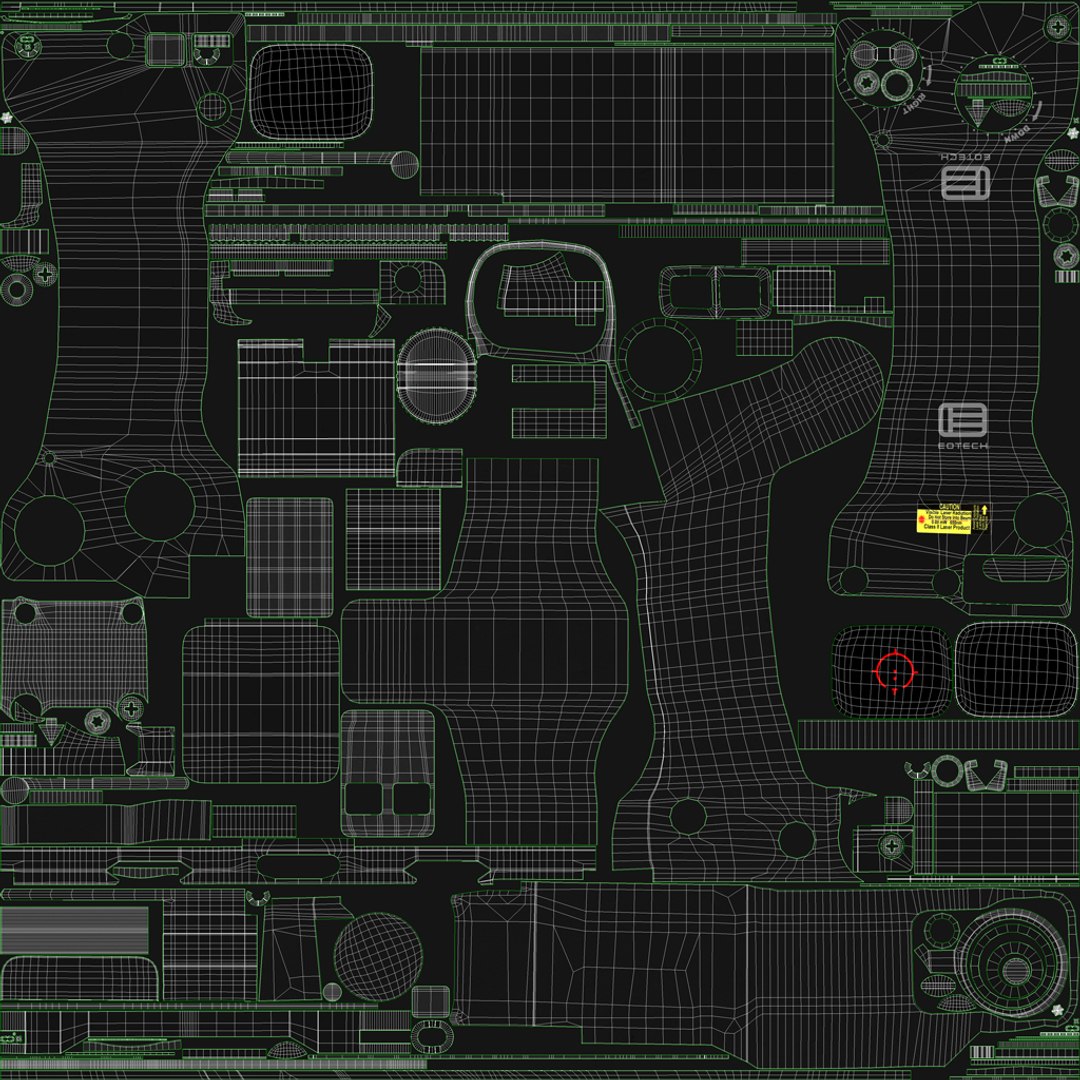 3D Eotech Exps3 Scope - TurboSquid 1382018