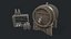 Barrel with the bottles - game assets