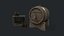 Barrel with the bottles - game assets