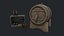 Barrel with the bottles - game assets
