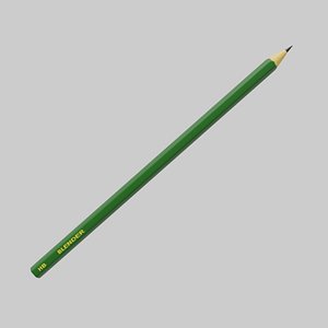 3D graphite pencil