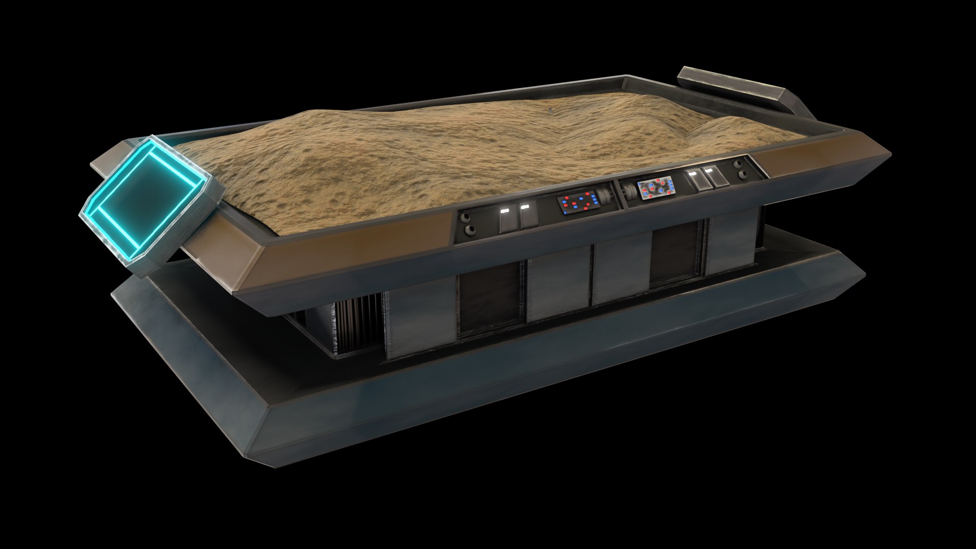 3D Tactical Command Table Sci-Fi - TurboSquid 2352148