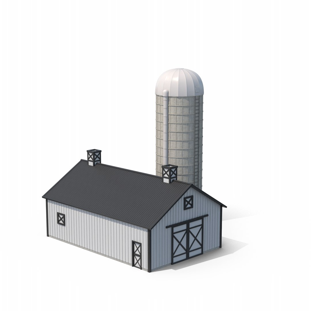 Farm Barn And Silo 3D model https://p.turbosquid.com/ts-thumb/3h/Yi1EFJ/gq/barnsilo.h15.2k/png/1728844371/1920x1080/fit_q87/ac18342740d5e717620b122ca6113b051165586e/barnsilo.h15.2k.jpg