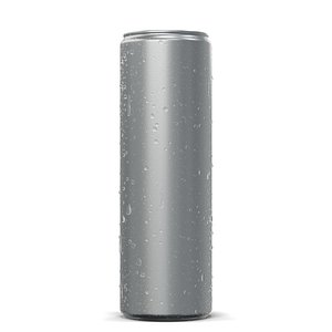 Sodacan 300ml with droplets