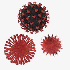 3D Corona Virus Covid 19