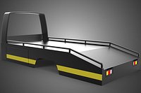 BED ONLY FLATBED TOW TRUCK CAR CARRIER PARKED RECOVERY SERVICE TYPE 16B