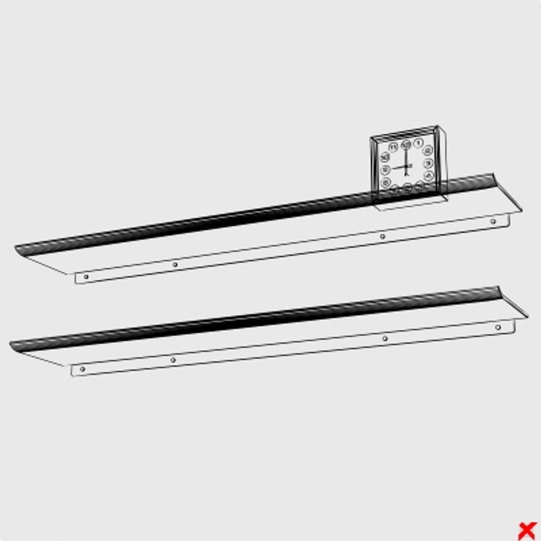 Free Shelves 3d Model