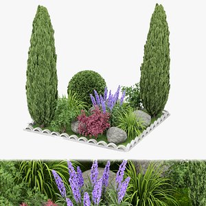 outdoor plants collection vol 27 3D model