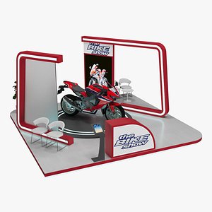 4x4 meter bike-show 3D model