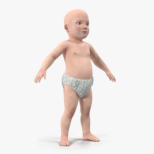 Small Baby Boy 3D Model