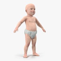 Small Baby Boy 3D Model