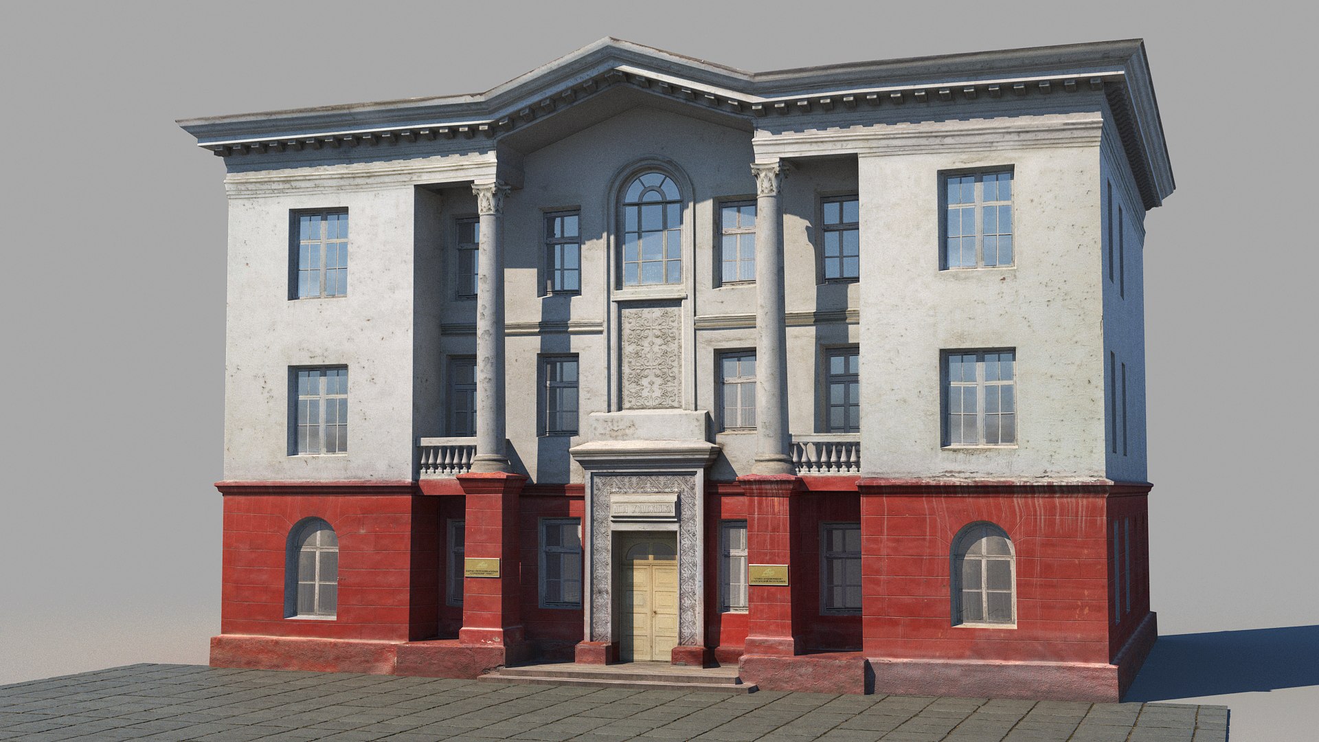 Classic Building Facade 04 3D Model - TurboSquid 1210599