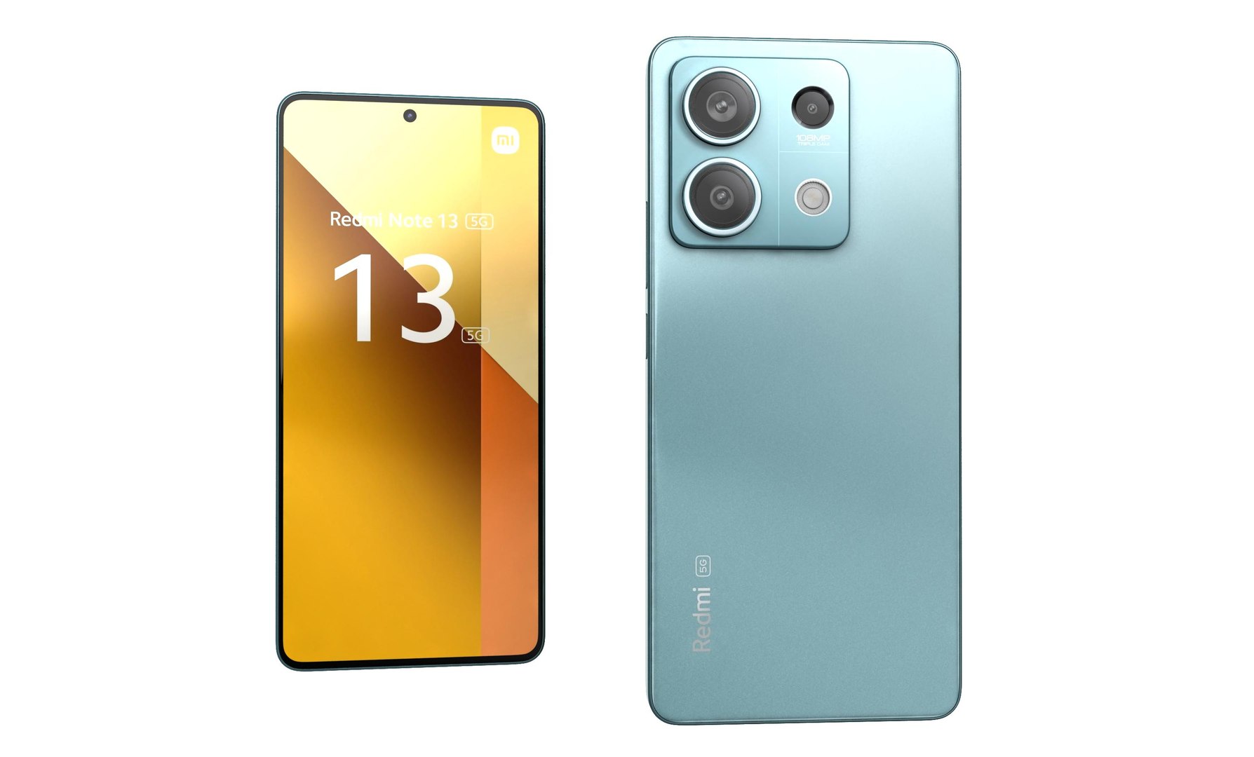 Xiaomi Redmi Note 13 5G Blue 3D model - TurboSquid 2181198