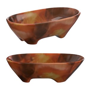 3D DISH DINOSAUR DESIGNS bowl model