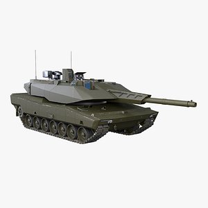 KF-51 Panther German Main Battle Tank Green