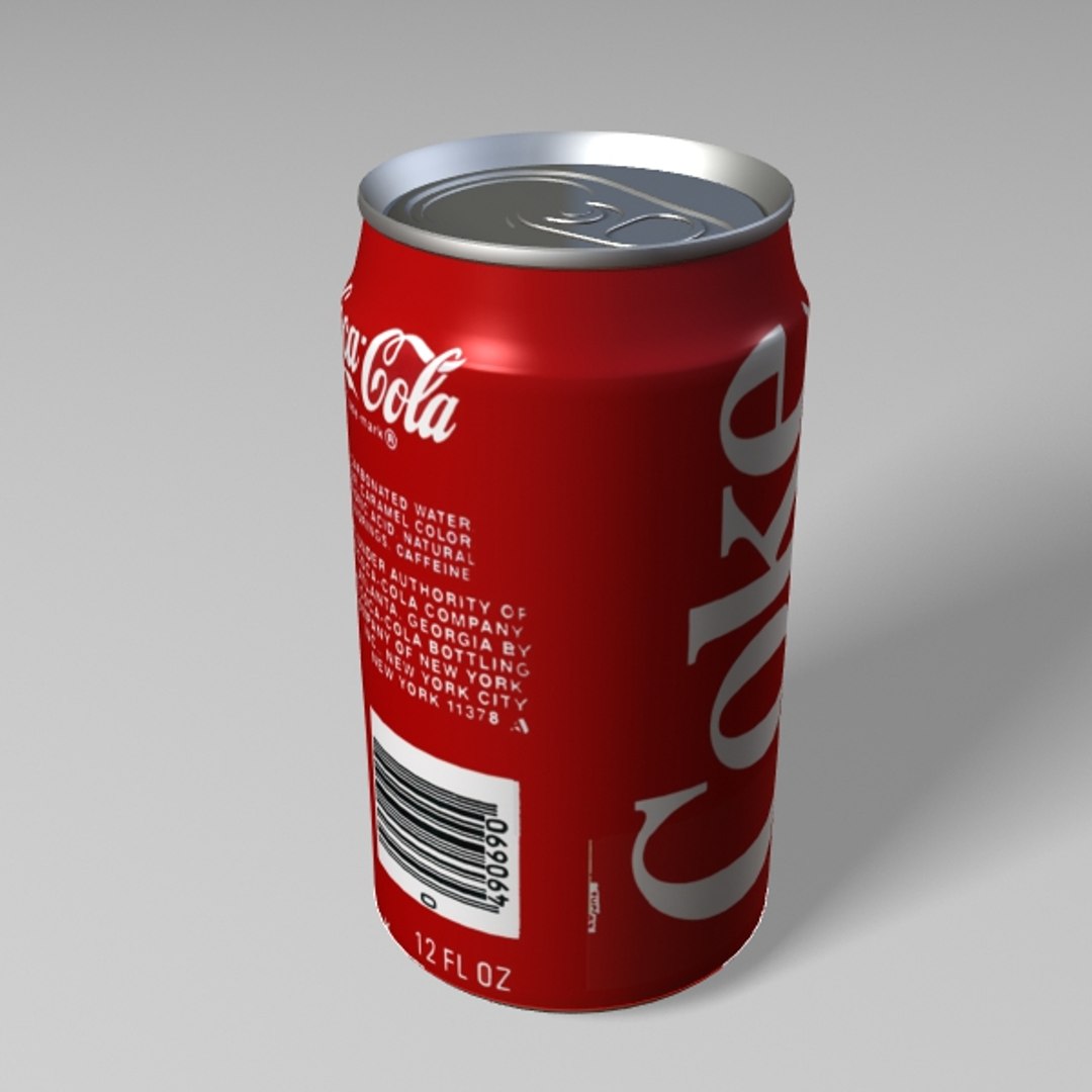 3ds max soda drink