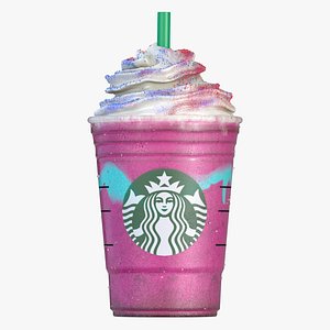 Starbucks Unicorn Frappuccino Drink 8K