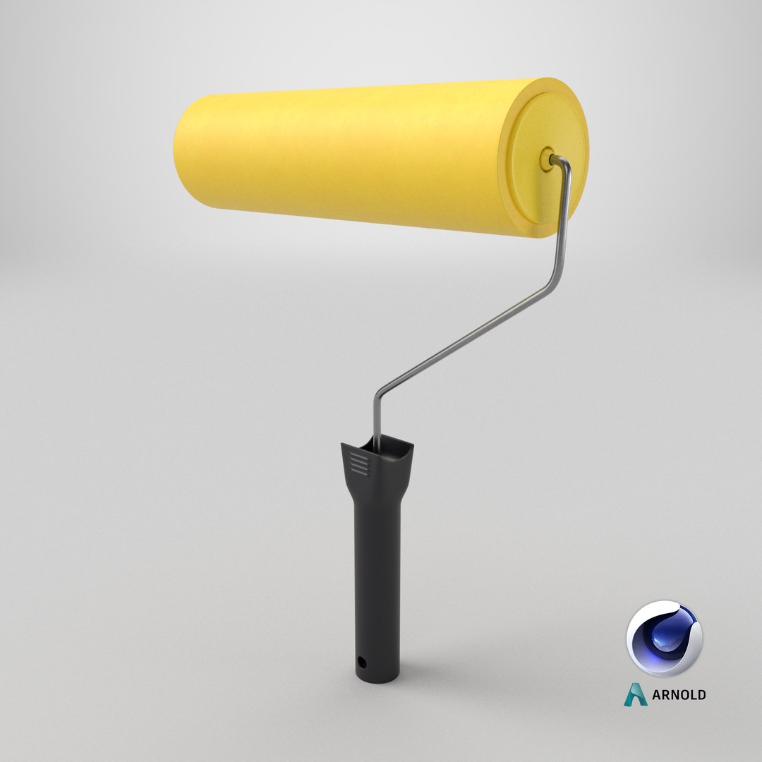 3D Paint Roller model https://p.turbosquid.com/ts-thumb/3h/wAeNKz/lA/stemcell_cinema_4d_arnold_render/png/1756208576/1920x1080/fit_q87/3ea4e46d55de0813ceb4e262bf16d19a9d199c33/stemcell_cinema_4d_arnold_render.jpg
