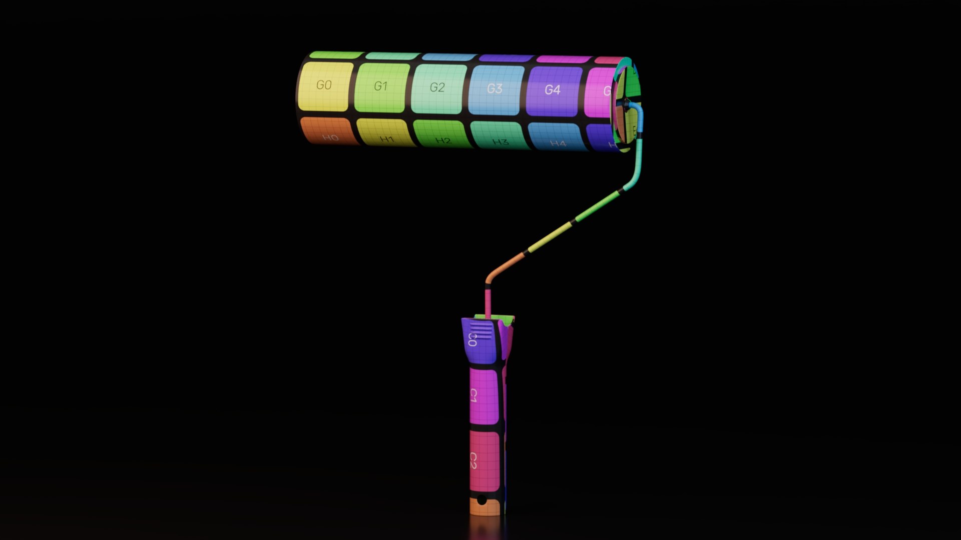 3D Paint Roller model https://p.turbosquid.com/ts-thumb/3h/wAeNKz/o7/uv3/jpg/1756204738/1920x1080/fit_q87/a3beb863aaa4b546cc838eeac9fdfdf78bc33d3f/uv3.jpg