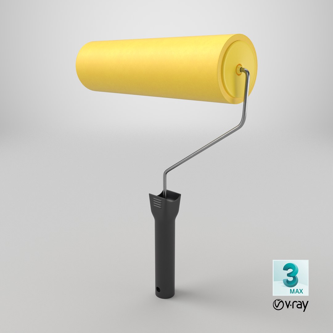 3D Paint Roller model https://p.turbosquid.com/ts-thumb/3h/wAeNKz/xJ/stemcell_max_vray_render/png/1756208579/1920x1080/fit_q87/b519cc0f298717c1b3b0b00f5063d29f3fbf743c/stemcell_max_vray_render.jpg