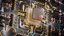 C4D Octane CPU chip core capacitance Scifi Circuit board
