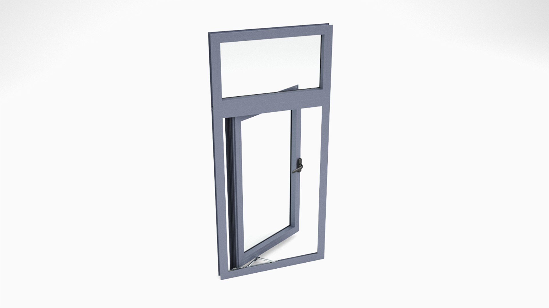Aluminium Window 3D Model - TurboSquid 2000089