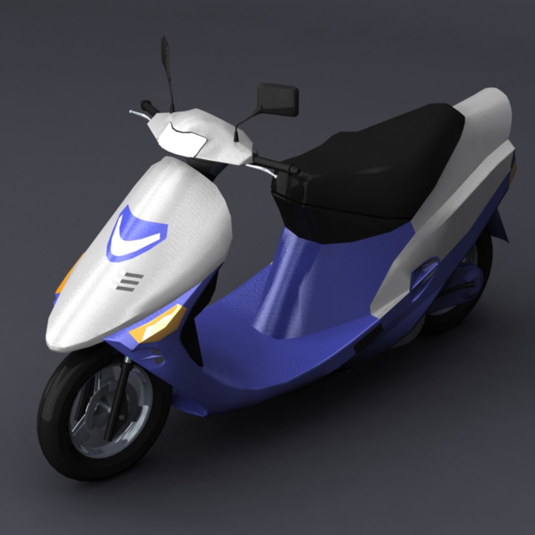 scooter 3d model obj free download