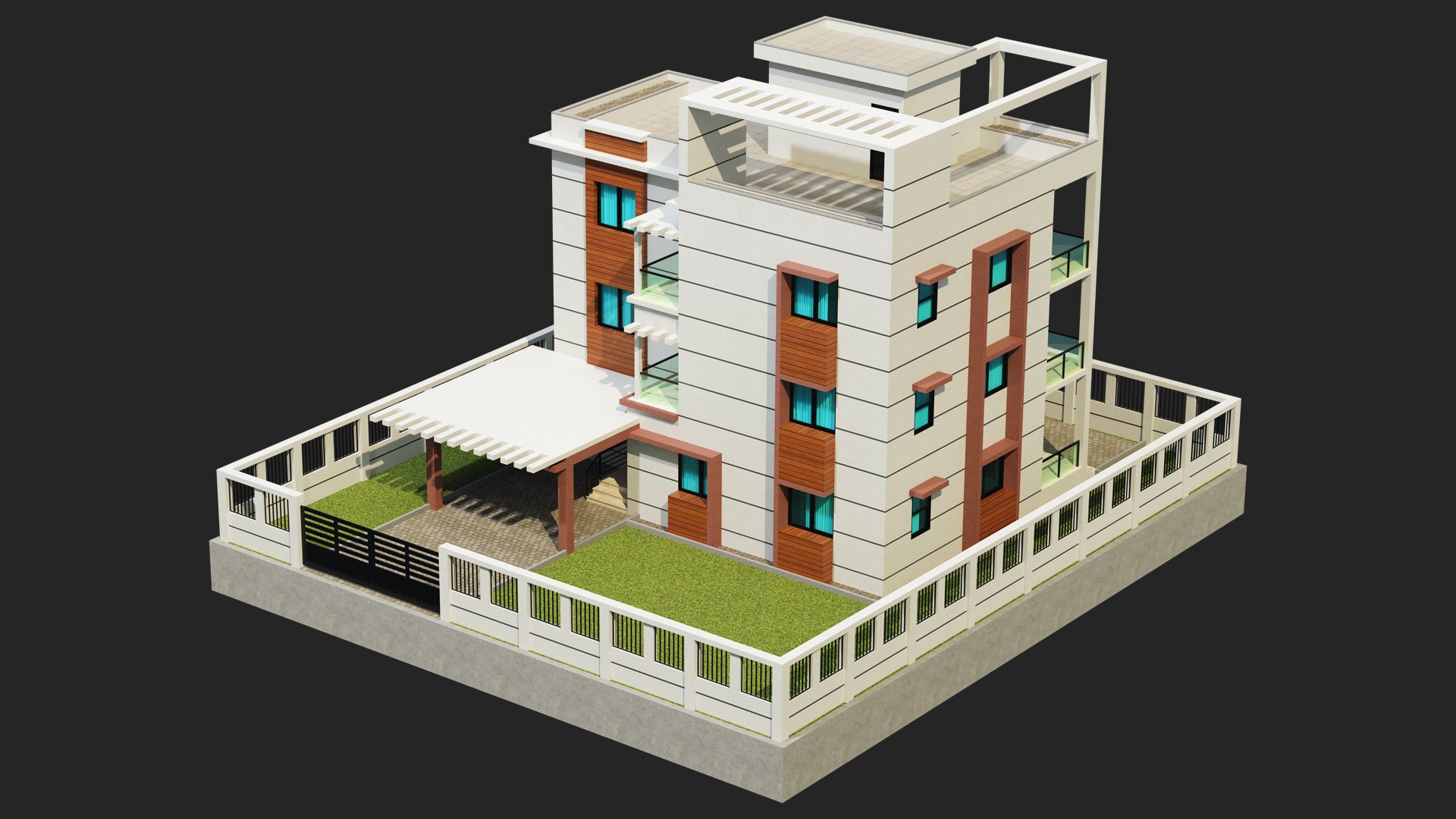 3D Three Storey House model https://p.turbosquid.com/ts-thumb/3i/0xwLOp/DF/2/jpg/1717684039/1920x1080/fit_q87/9c86a21d335f2af73408664834b0eb39533f16c3/2.jpg