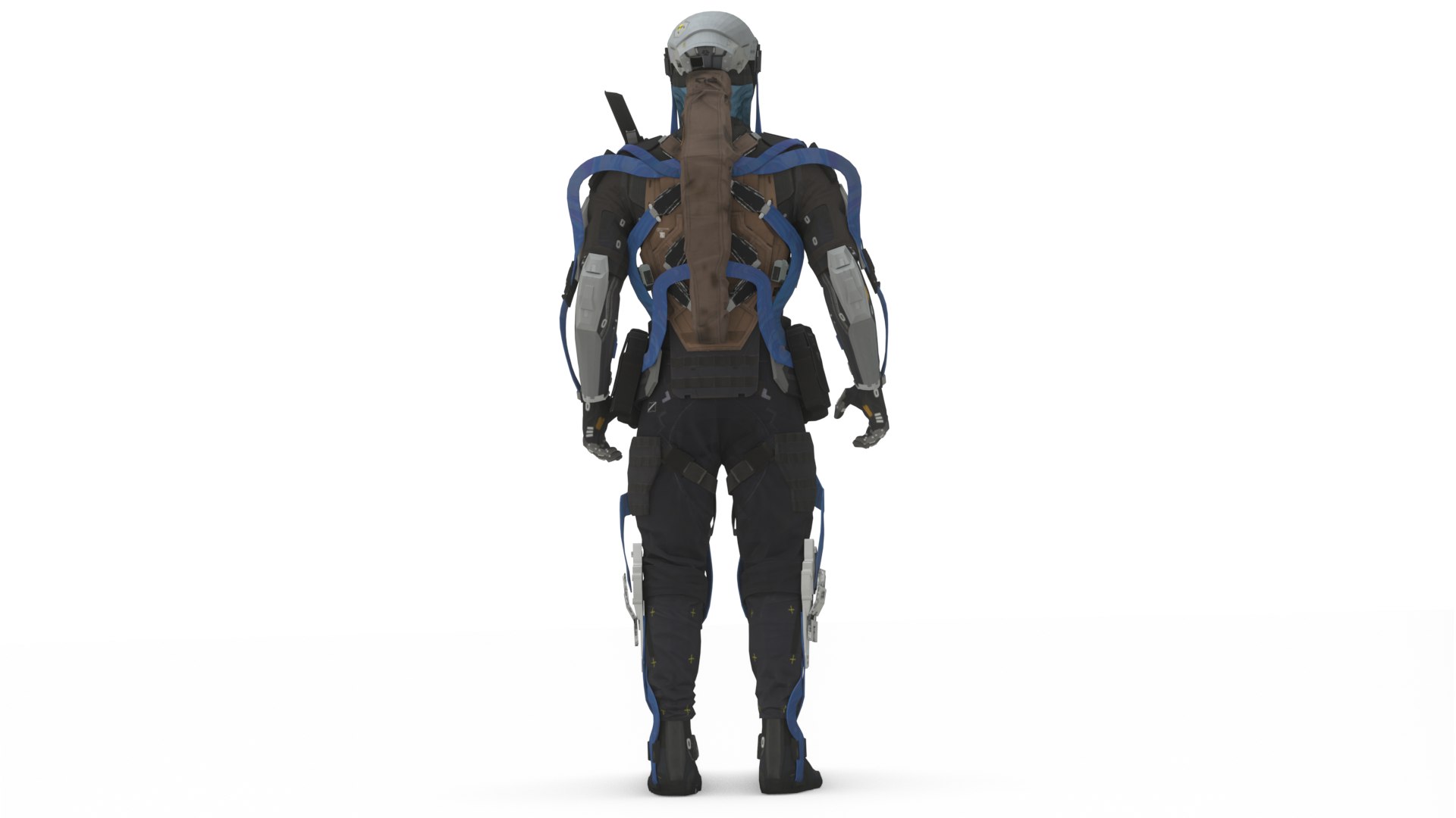 Heavy Combat Mech 3D Model Rigged For Game Engines Animation 3D Model ...